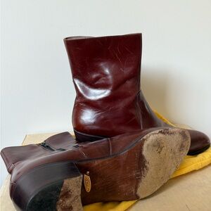 Celebrity owned vintage Leather Ankle Boots